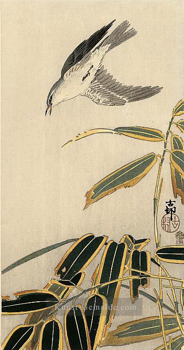 Weizen und Bambus Ohara Koson Japanisch Ölgemälde